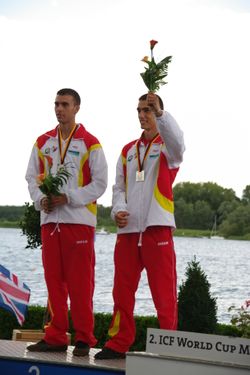 2010 ICF Canoe Marathon World Cup 2 PODIUM.JPG