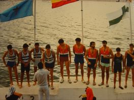 3º EN K-4 XVII Campeonato de España 86.jpg