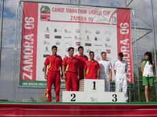 Jose M. Pizarro- Alvaro Rodriguez, Subcampeones C2 senior Copa del Mundo de Maratón, Zamora.JPG