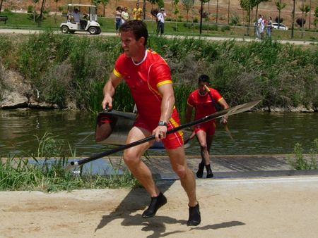 Jose M. Pizarro- Alvaro Rodriguez, Subcampeones C2 senior Copa del Mundo de Maratón, Zamora porteo.JPG